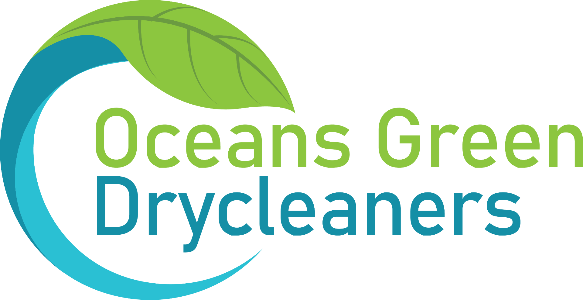 Oceans Green Drycleaners Logo